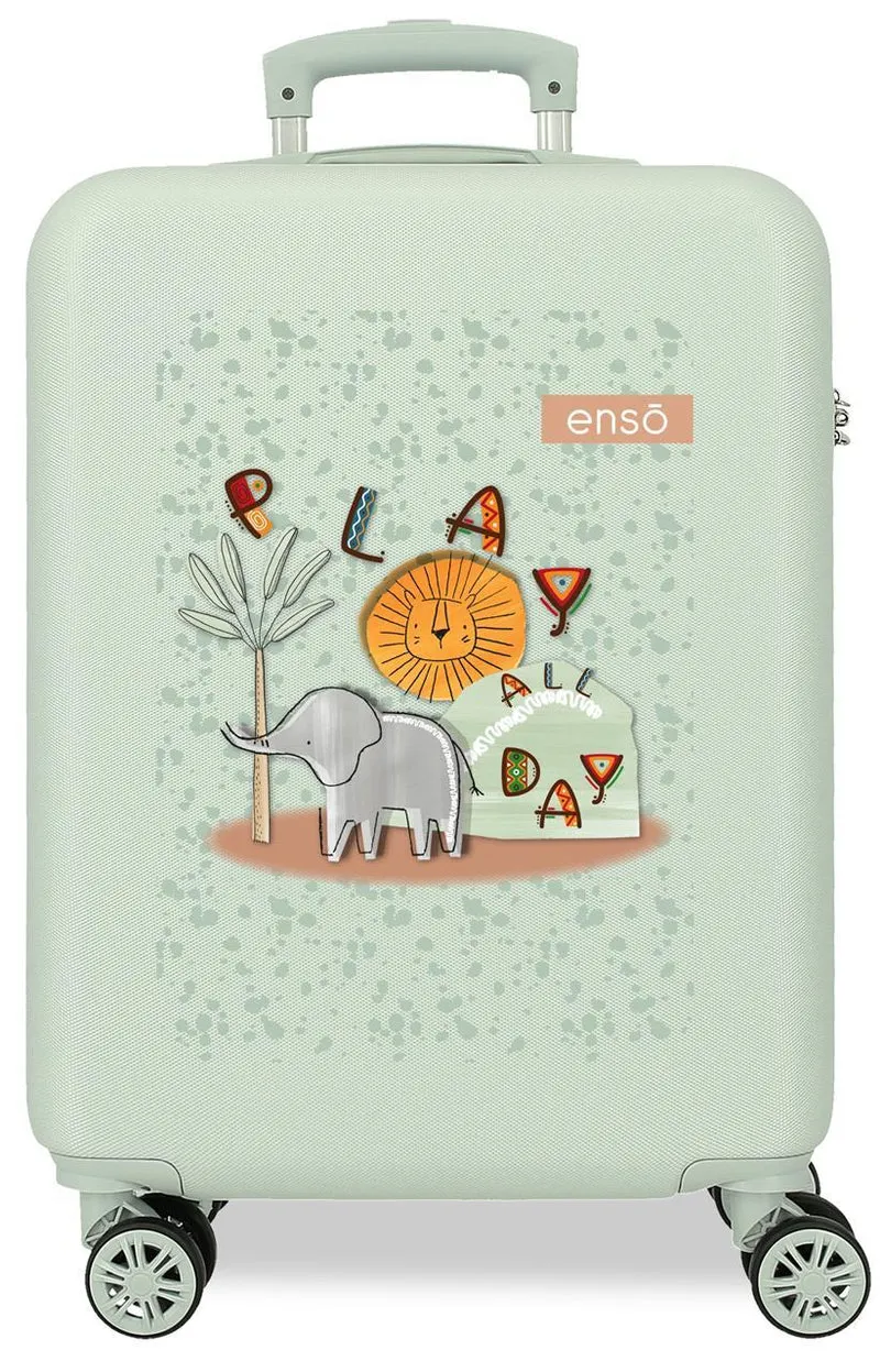 9671722 TROLLEY ABS 55CM. 4R. ENSO PLAY ALL DAY MENTA