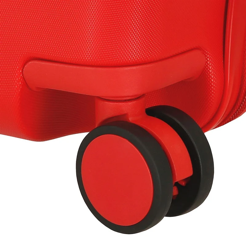 4219811 MALETA INF.ABS 4R.(2 MULTI.) 50CM. CARS MC QUEEN RED