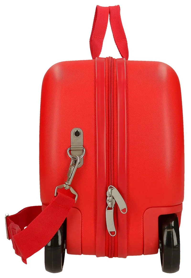 4211011 MALETA INF.ABS 4R.(2 MULTI.) 45CM. CARS MCQUEEN RED
