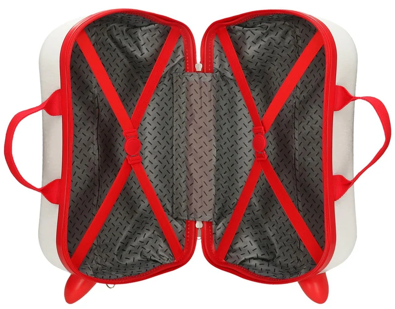 4211012 MALETA INF.ABS 4R.(2 MULTI.) 45CM. CARS MCQUEEN BLAN