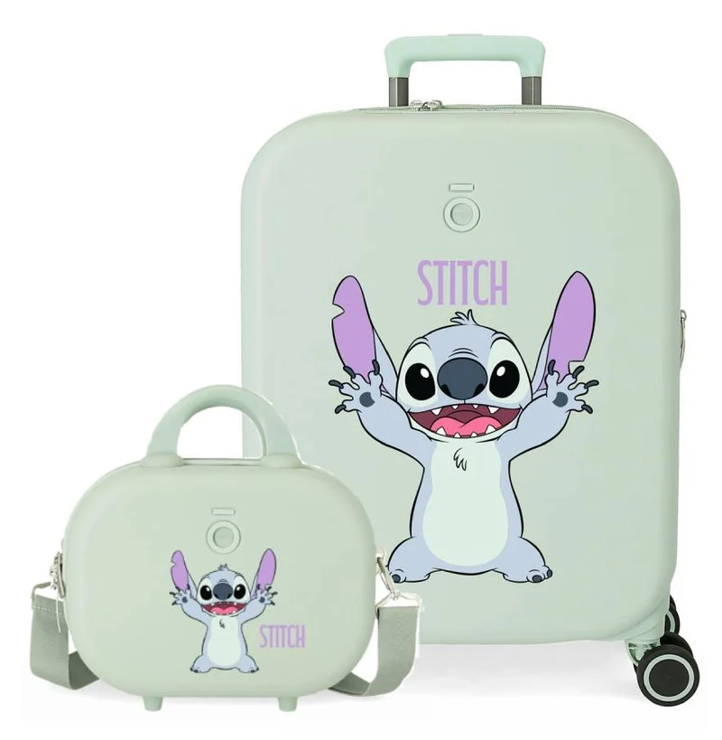 Pack maleta de cabina + neceser STITCH PLAYFUL de ENSO