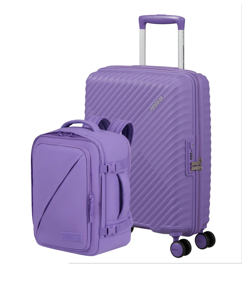 Pack maleta de cabina DIABLAST + mochila de viaje TAKE2CABIN MS PUFF de AMERICAN TOURISTER