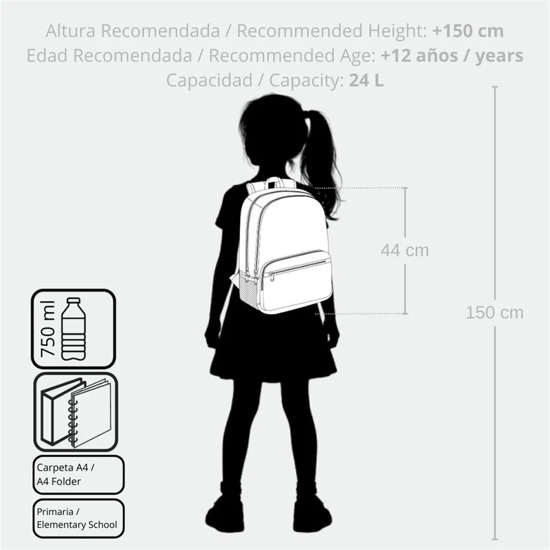9832721 MOCHILA 44CM. ENSO FREE SPIRIT