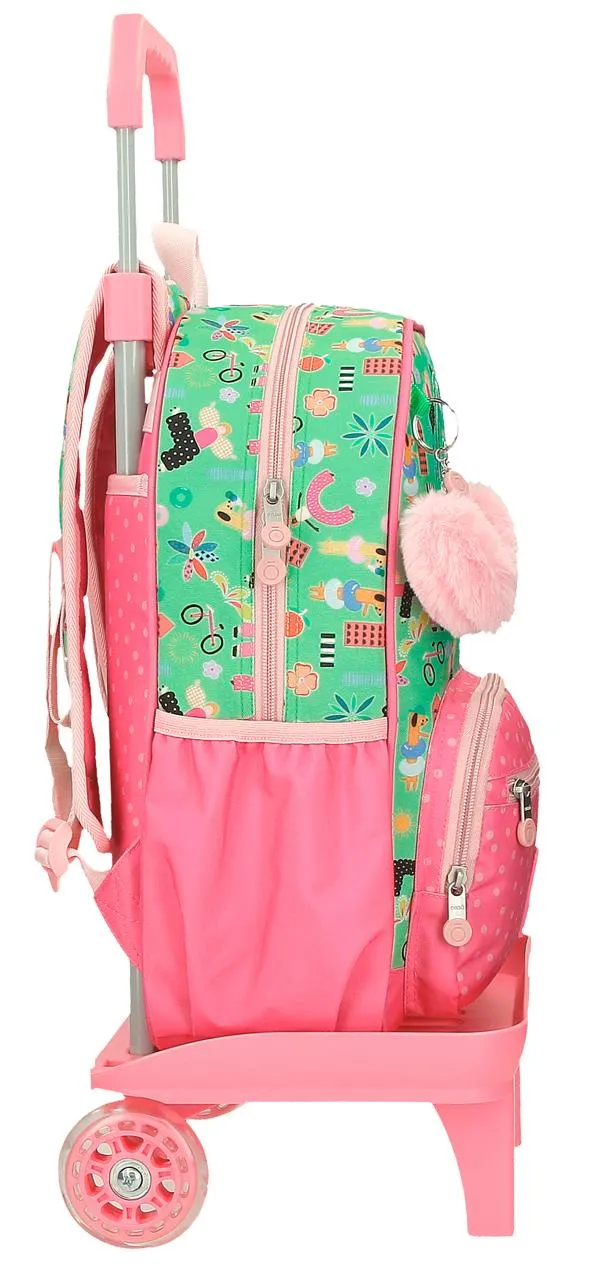 96624T1 MOCHILA ADAP. 38CM. C/CARRO. ENSO GARDEN PARTY