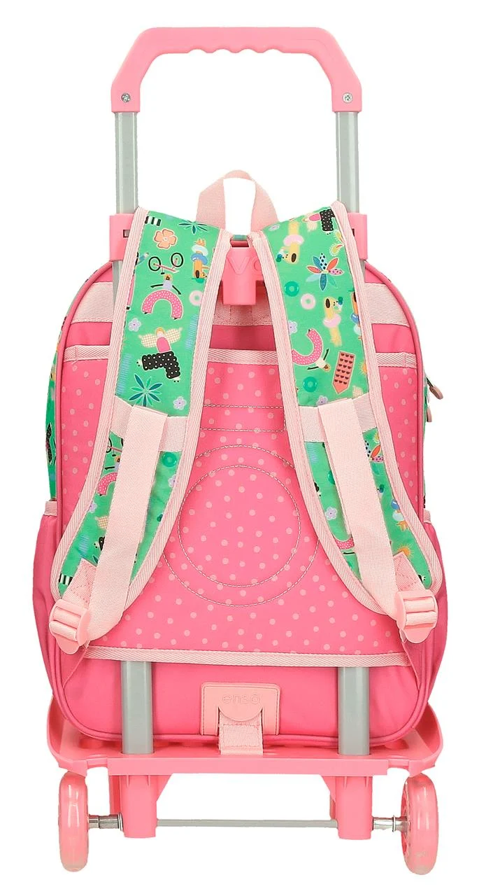96624T1 MOCHILA ADAP. 38CM. C/CARRO. ENSO GARDEN PARTY