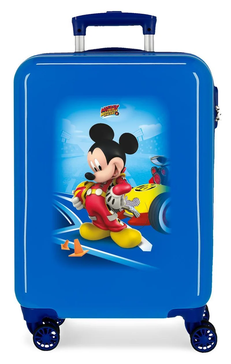 4561462 TROLLEY ABS 55CM. 4R. LET´S ROLL MICKEY