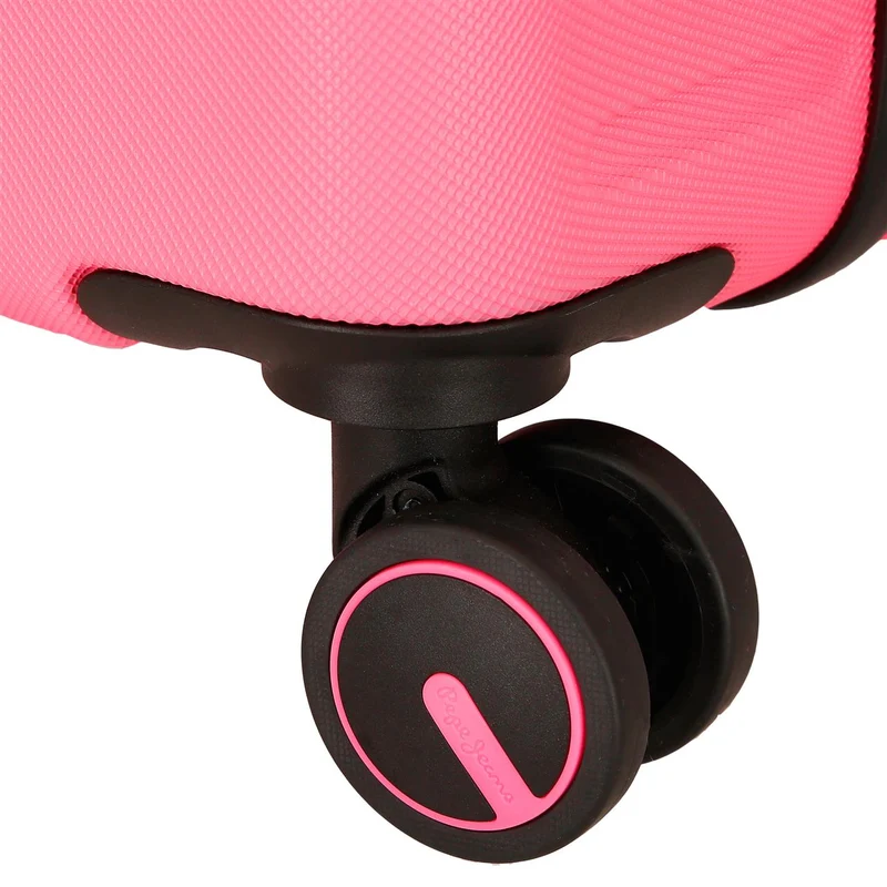 6328644 TROLLEY ABS 55CM. C/EXP. 4R. PJL ARIS TRAVEL FUCSIA