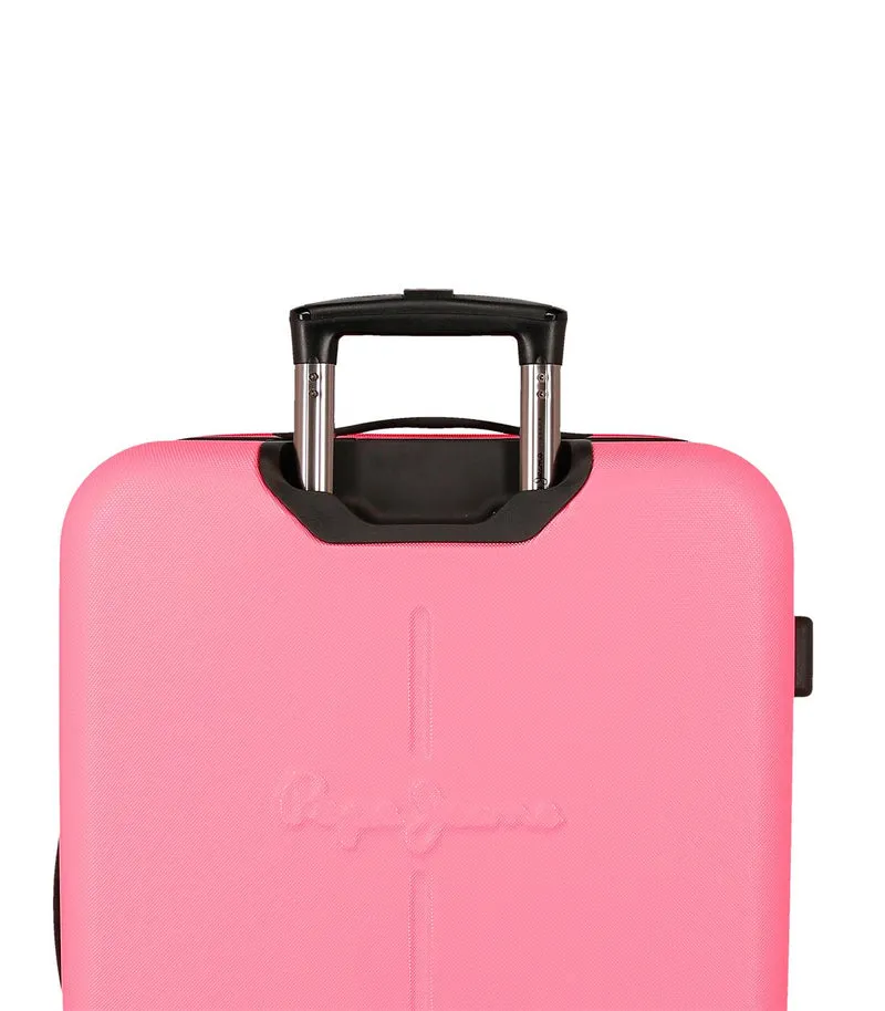 7568848 TROLLEY ABS 68CM. C/EXP. 4R. PJL MONTANA FUCSIA