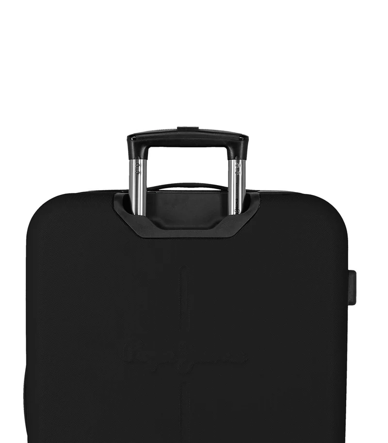 7568841 TROLLEY ABS 68CM. C/EXP. 4R. PJL MONTANA NEGRO