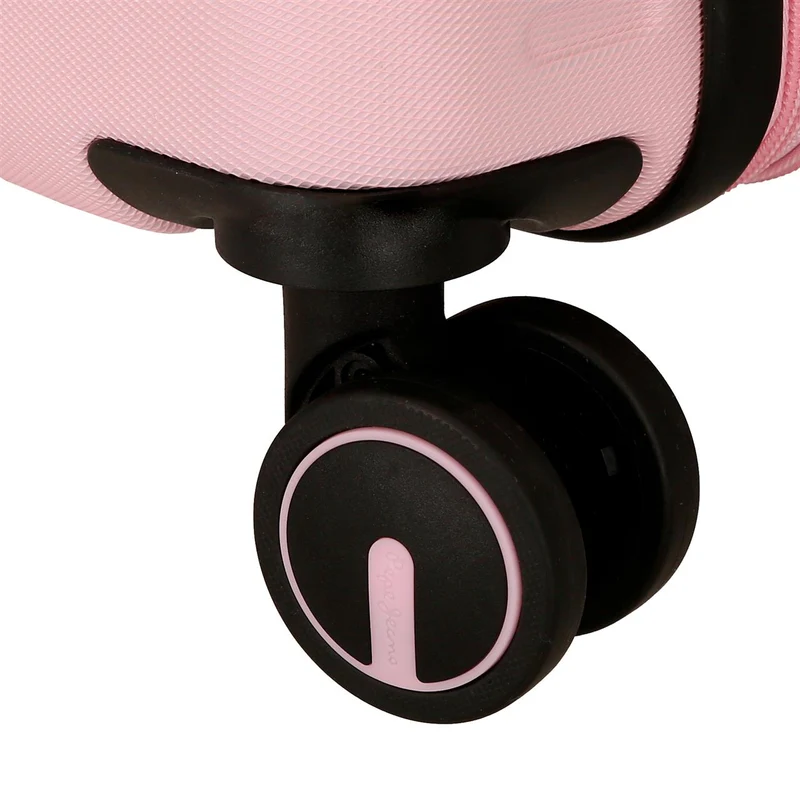 7569149 TROLLEY ABS 55CM. 4R. PJL MONTANA ROSA CLARO
