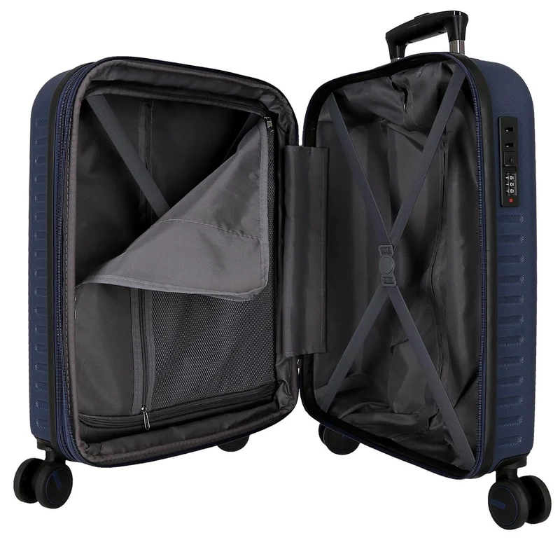 7568642 TROLLEY ABS 55CM. C/EXP. 4R. PJL MONTANA MARINO