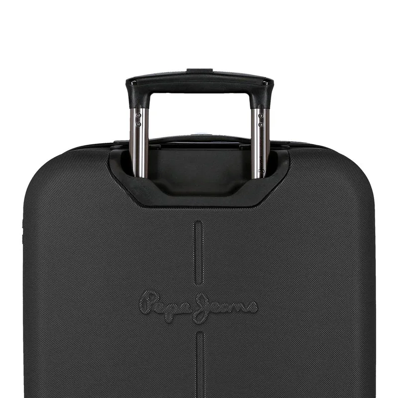 7568641 TROLLEY ABS 55CM. C/EXP. 4R. PJL MONTANA NEGRO