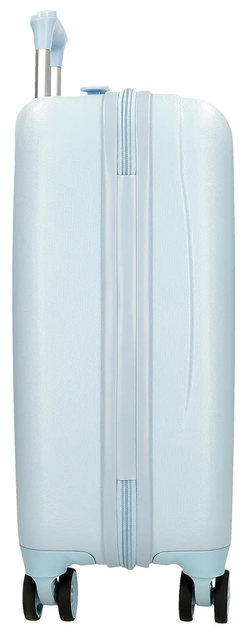 4181311 TROLLEY ABS 50CM. 4R. MERMAID KITTY AZUL CLARO