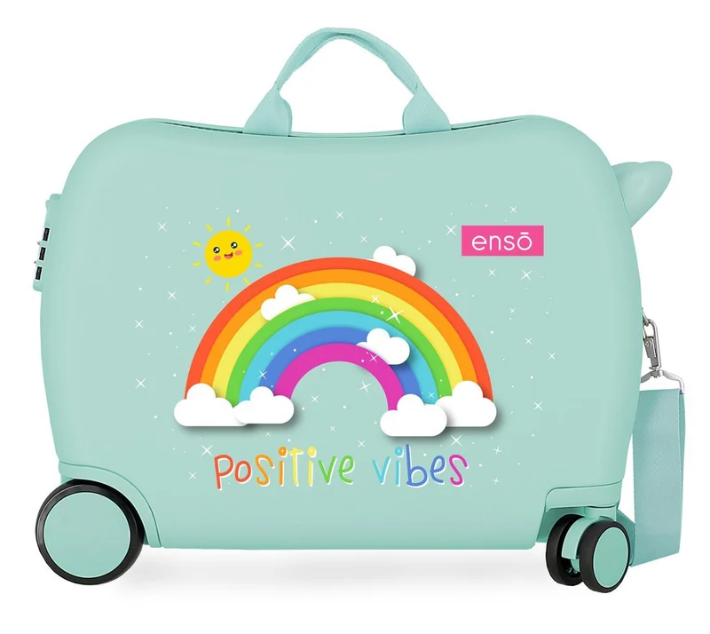 9229821 MALETA INF.ABS 4R.(2 MULTI.) 50CM. ENSO ARCOIRIS POS