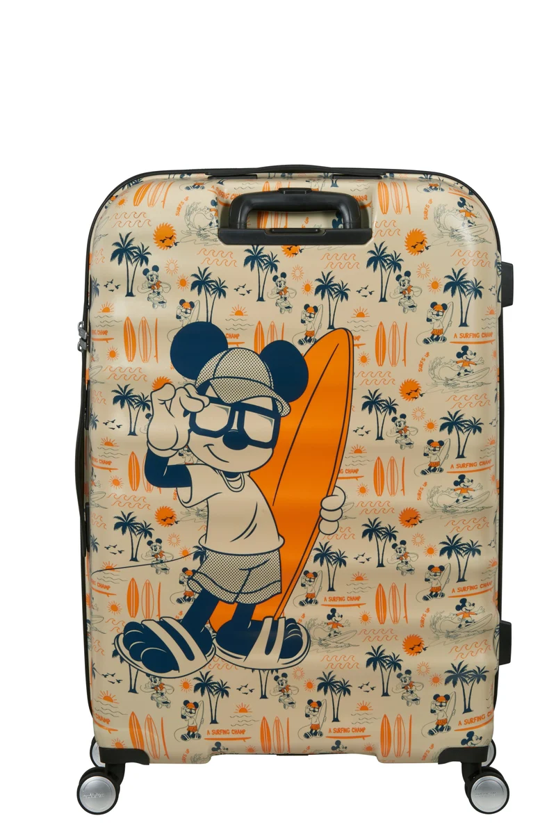 AMERICAN TOURISTER maleta grande 77cm WABREAKER Mickey super surfer
