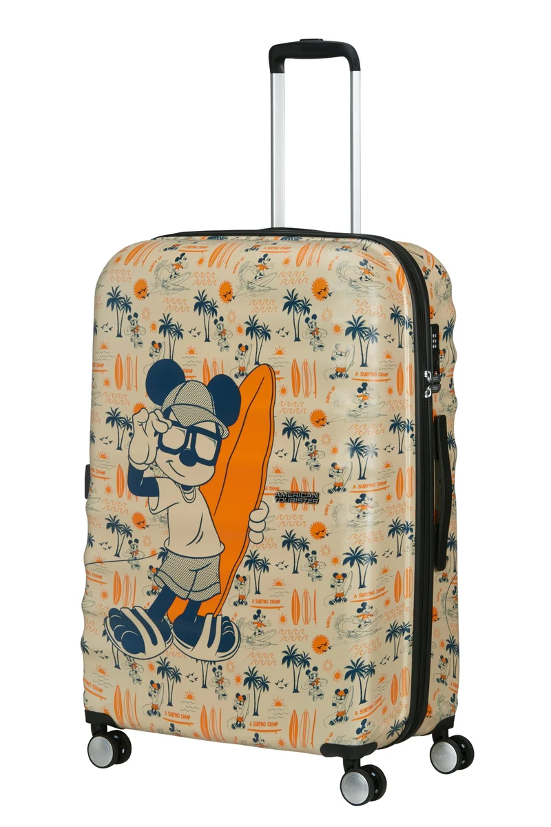 AMERICAN TOURISTER maleta grande 77cm WABREAKER Mickey super surfer