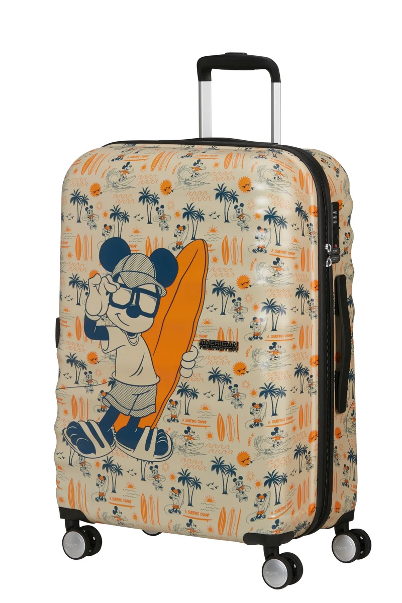 AMERICAN TOURISTER maleta mediana 67cm WABREAKER Mickey super surfer