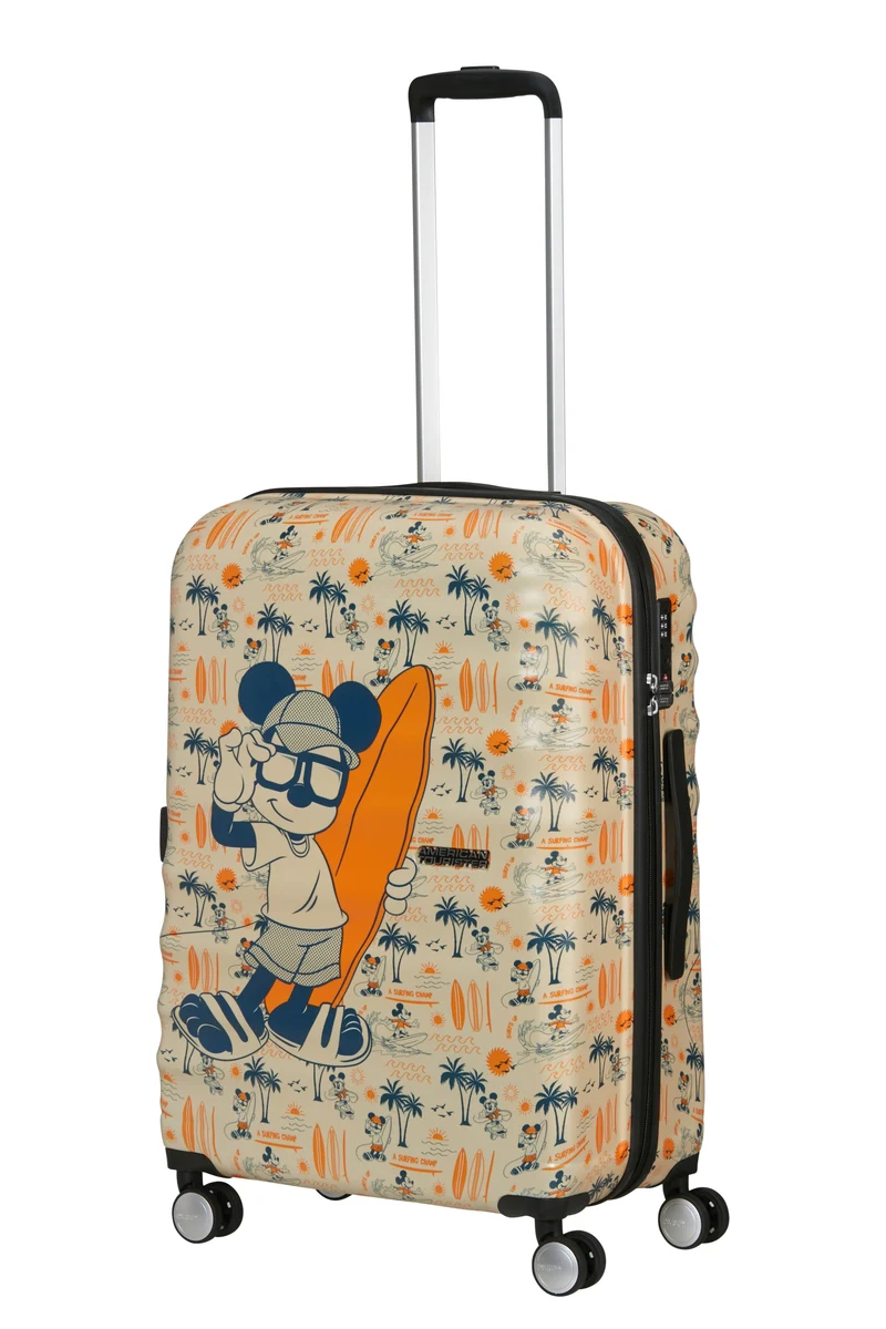 AMERICAN TOURISTER maleta mediana 67cm WABREAKER Mickey super surfer