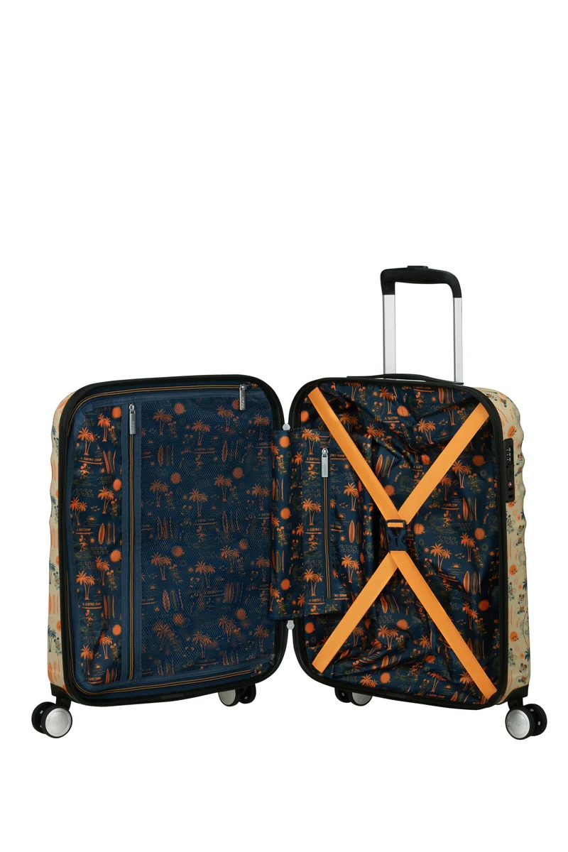 AMERICAN TOURISTER maleta de cabina 55cm WAVEBREAKER Mickey super surfer