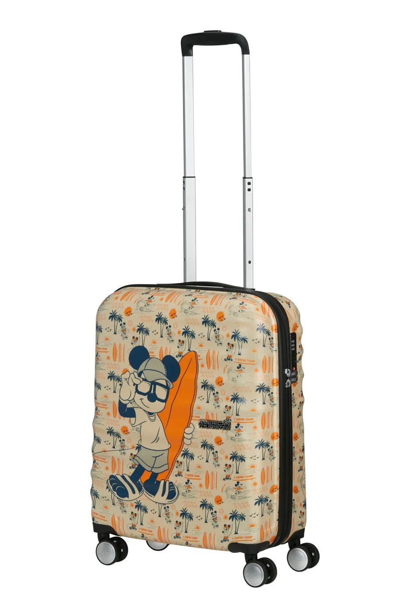 AMERICAN TOURISTER maleta de cabina 55cm WAVEBREAKER Mickey super surfer