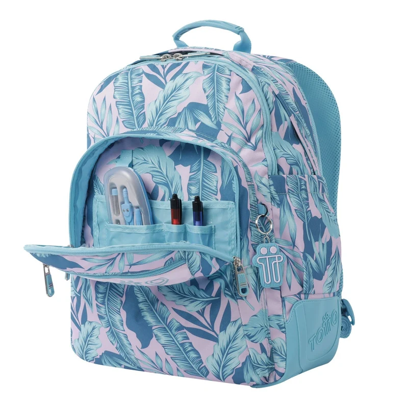 Mochila escolar - Crayoles- 8IA - Plantas Tropicales de TOTTO