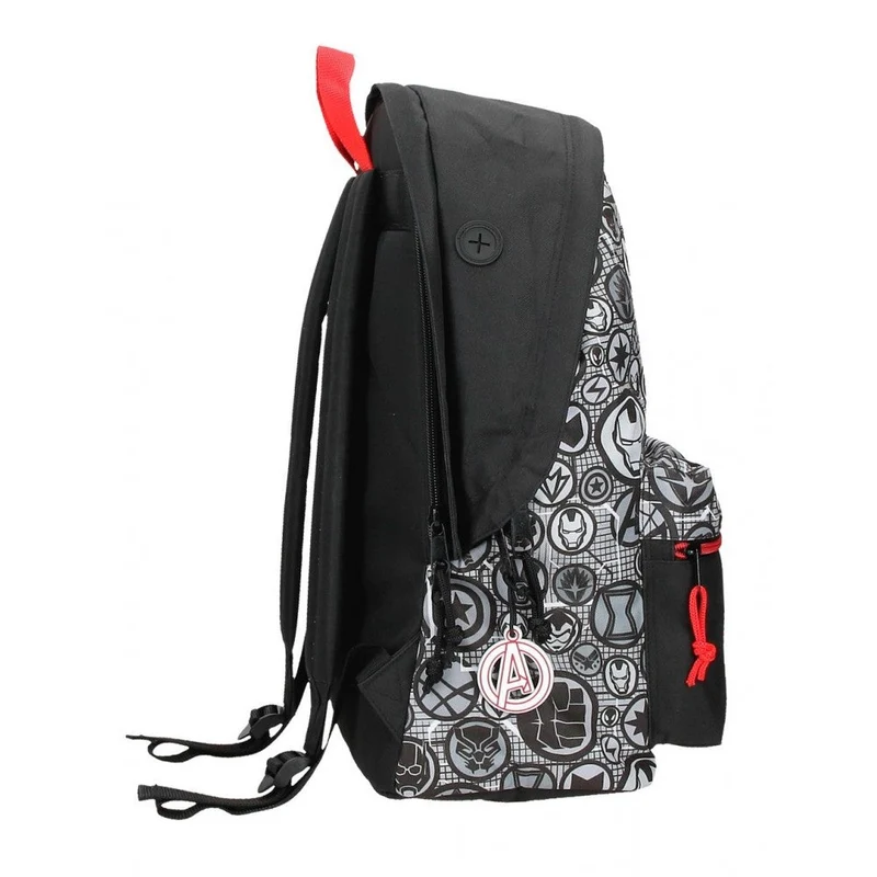 Mochila Escolar Avengers Heroes 44cm con porta ordenador