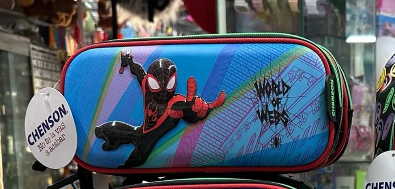 Lapicera Miles Morales círculos Chenson