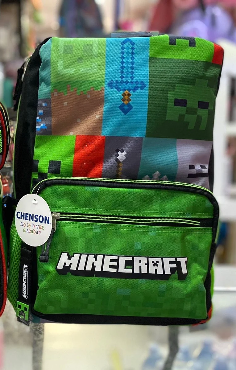 MOCHILA MINECRAFT CHENSON PRIMARIA