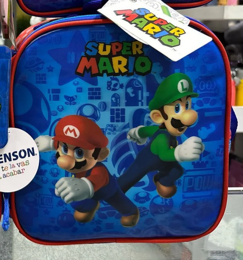 Lonchera Mario y Luigi holográfica Chenson