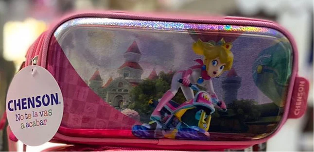 LAPICERA PEACH MARIO KART CHENSON ORIGINAL