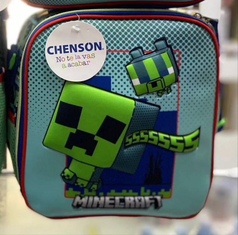 Lonchera Creeper y perro Minecraft Chenson