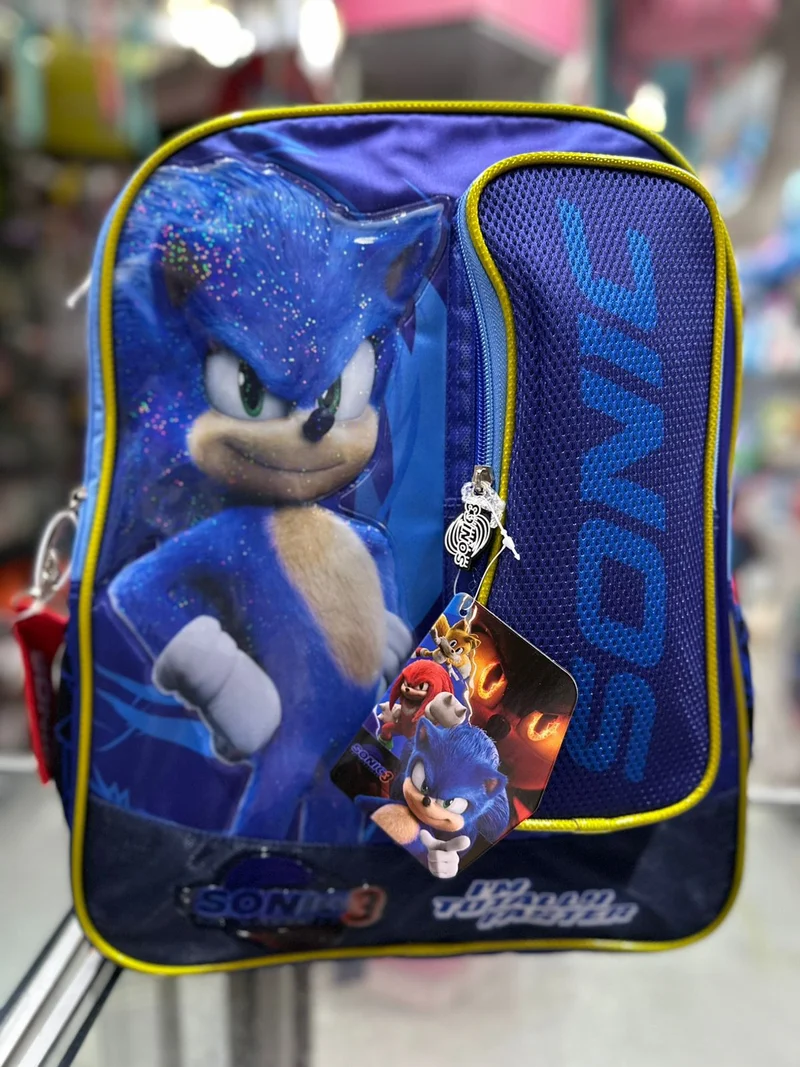 Mochila primaria Sonic faster Ruz