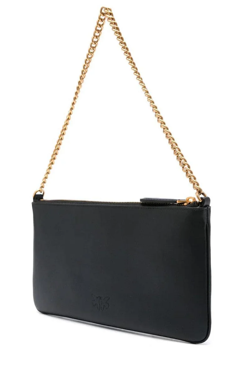 Bolso Pinko "Horizontal Flat" fabricado en piel suave 102747 A0F1 Z99Q