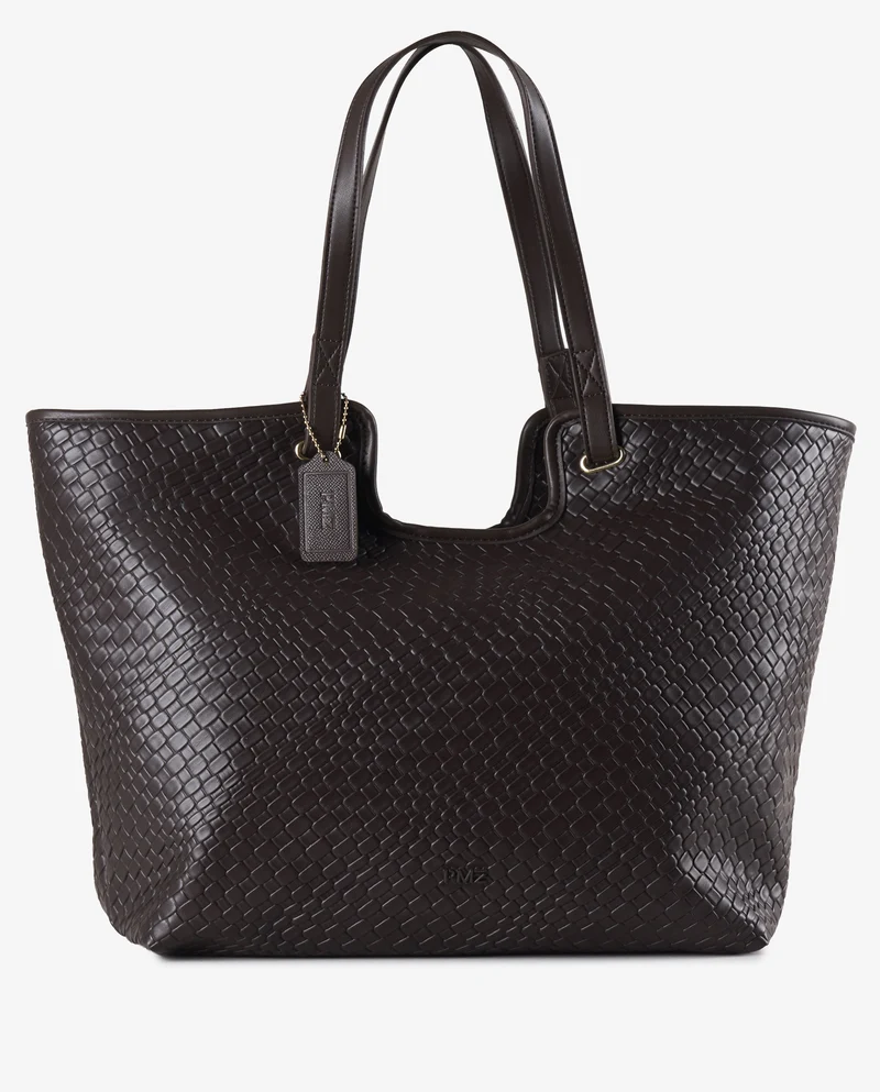 SHOPPER TRENZADO MARRÓN