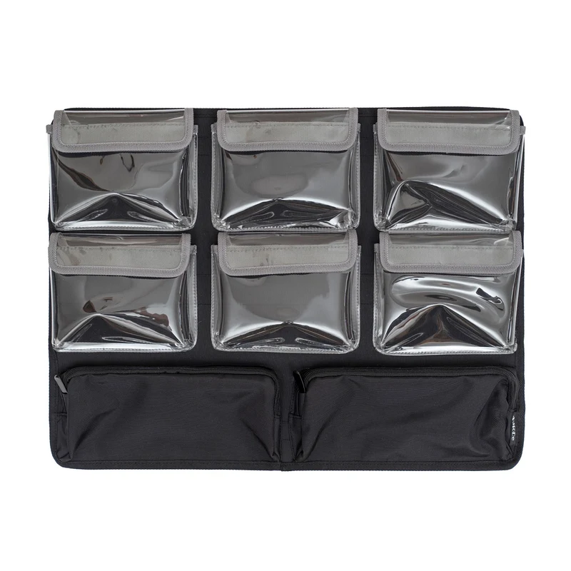 Lid Gear Organizer for Peli 1600 1610 1620 6+2 Pockets