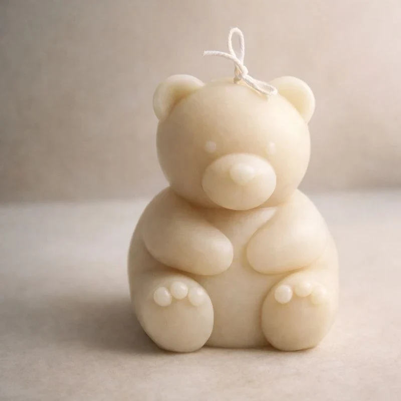 Oso teddy grande / adorables ositos (molde de silicona)
