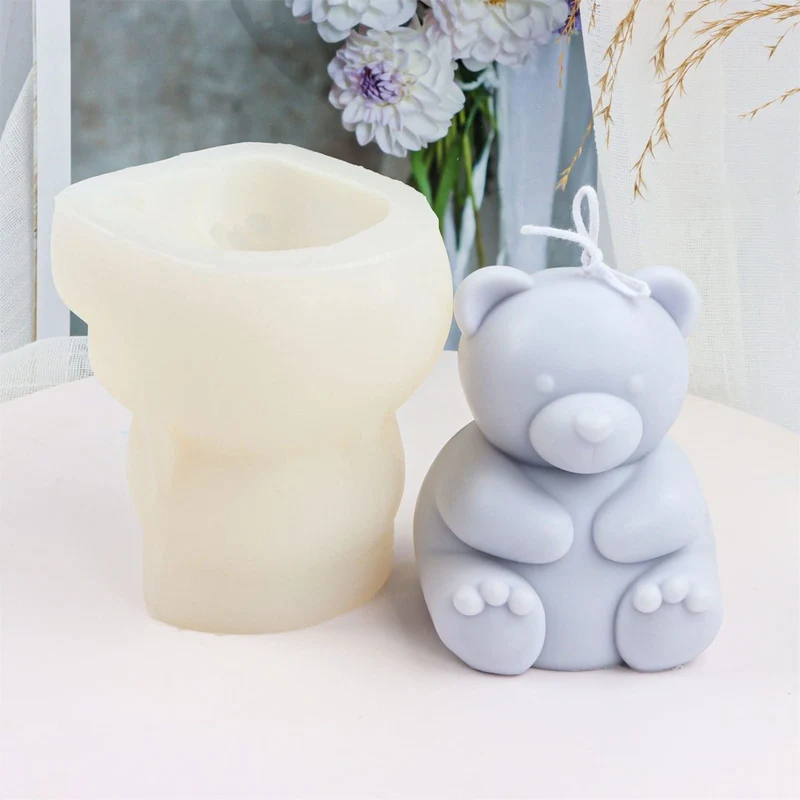 Oso teddy grande / adorables ositos (molde de silicona)