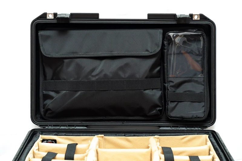 Laptop 14-16" Lid Organizer for Peli Air 1535 Peli 1510 with Pocket