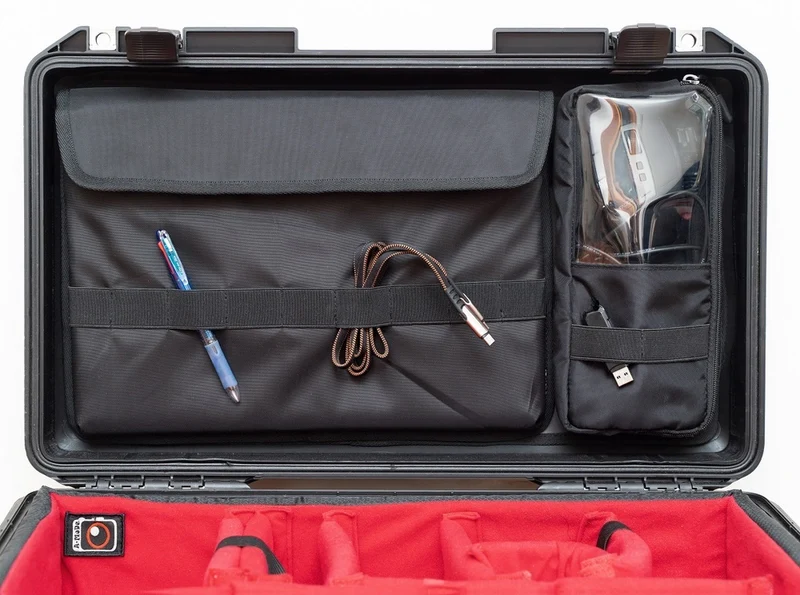 Laptop 14-16" Lid Organizer for Peli Air 1535 Peli 1510 with Pocket