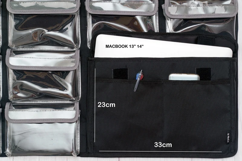 Laptop 13" and Pocket Lid Organizer for Peli Air 1615