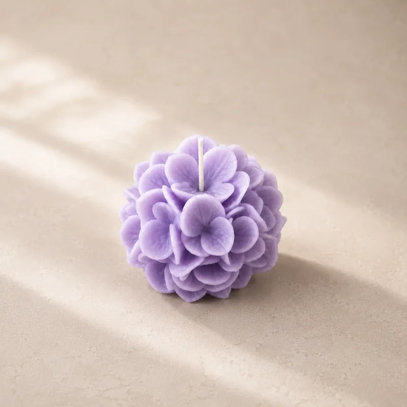 Flor Hortensia (molde de silicona)