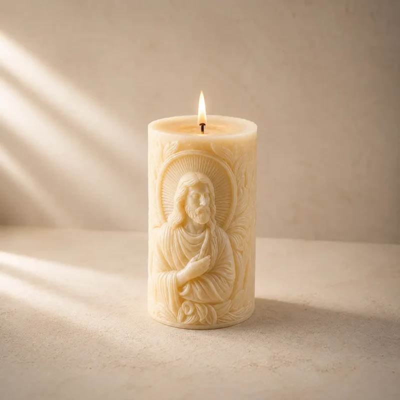 Velón de Misa de Jesús (molde de silicona)