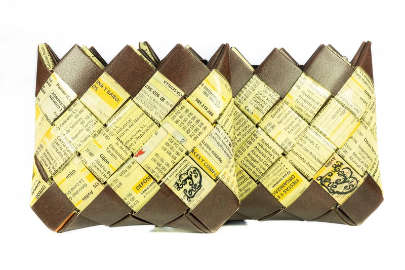Carteras de Papel Reciclado Guía Telefónica | Hechas a Mano | Edición Limitada