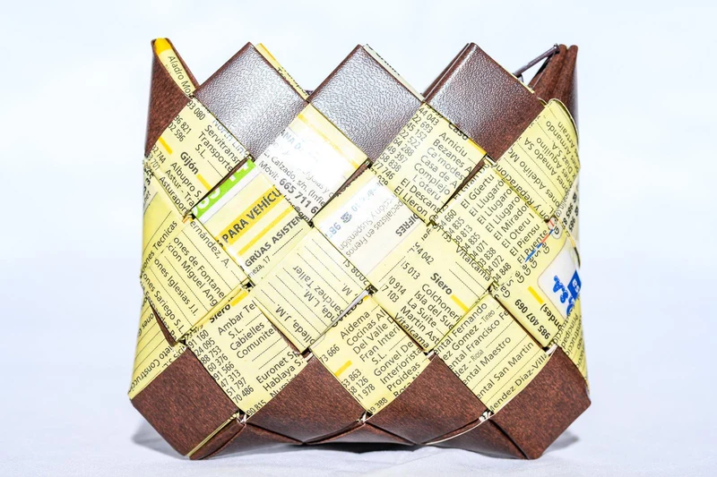 Carteras de Papel Reciclado Guía Telefónica | Hechas a Mano | Edición Limitada