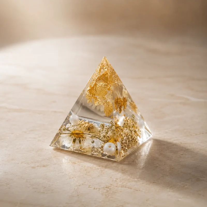 Pirámide lisa (molde de silicona)
