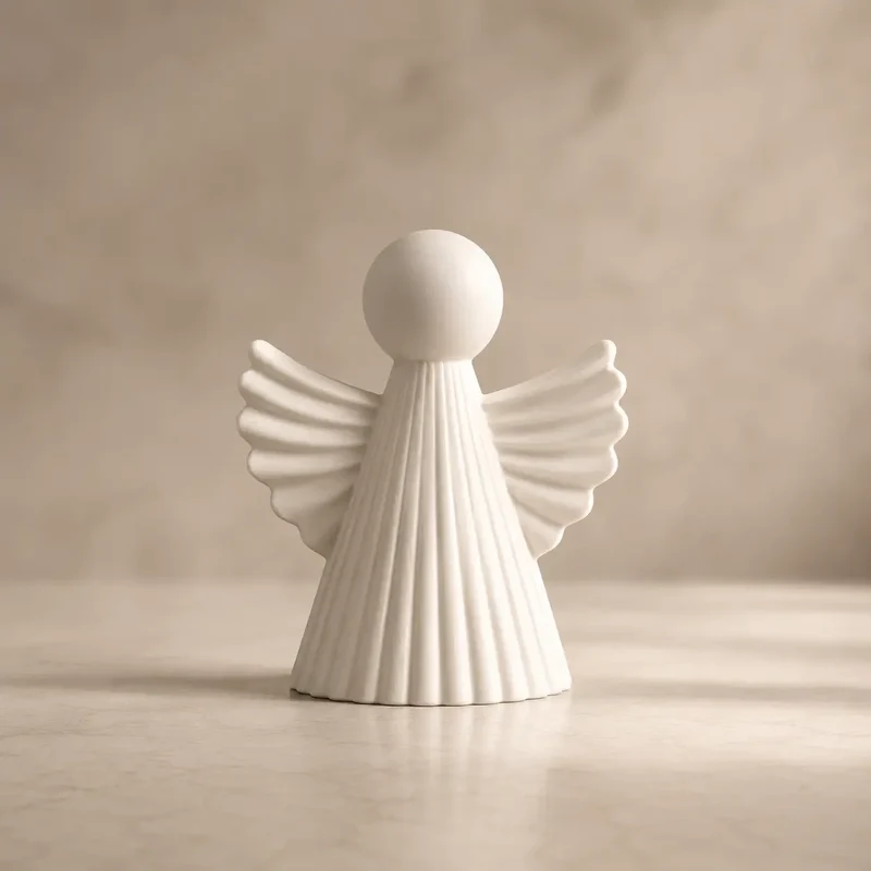 Ángel con túnica (molde de silicona)