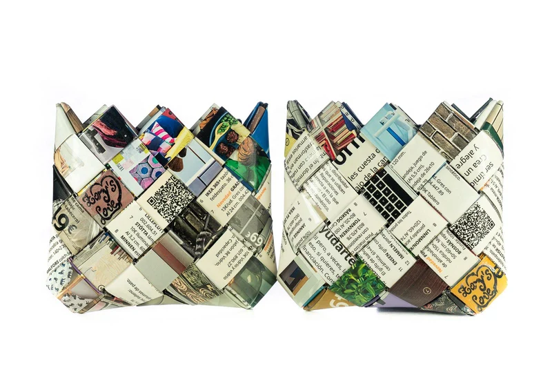 Carteras de Papel Reciclado Ikea ECO Complementos Sostenibles