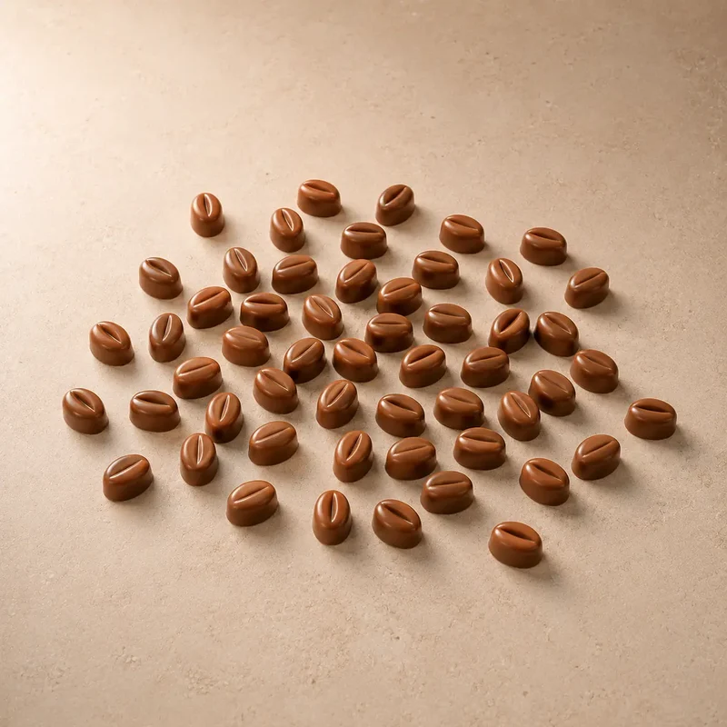 Granos de café x55 (molde de silicona)