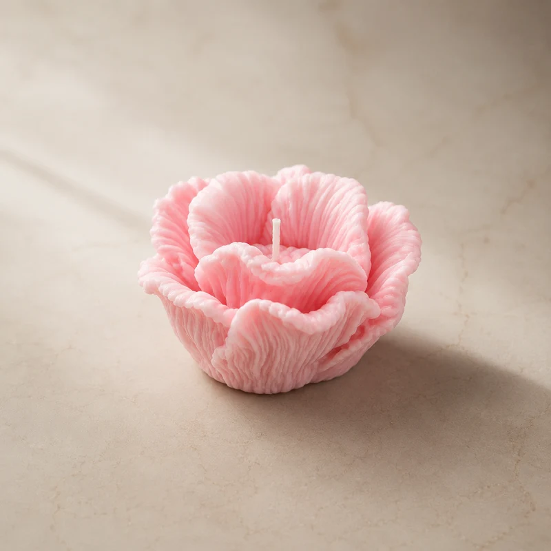Flor capullo abierto (molde de silicona)