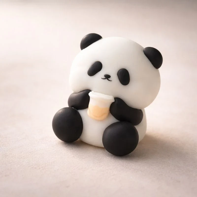 Oso Panda (Molde de silicona)